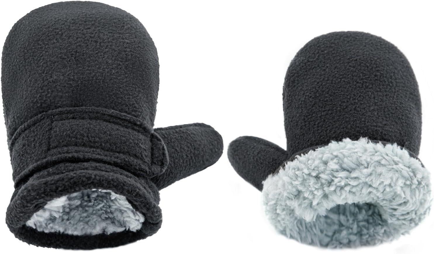 Baby Toddler Winter Mittens Girls Warm Fleece Lined Gloves Kids Sherpa Lined Mittens for Boys