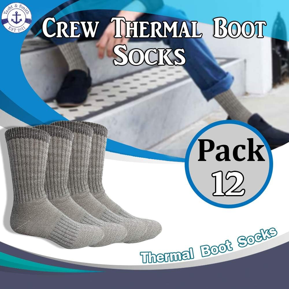 Merino Wool Thermal Boot Socks for Hiking, Trail, Hunting, Winter
