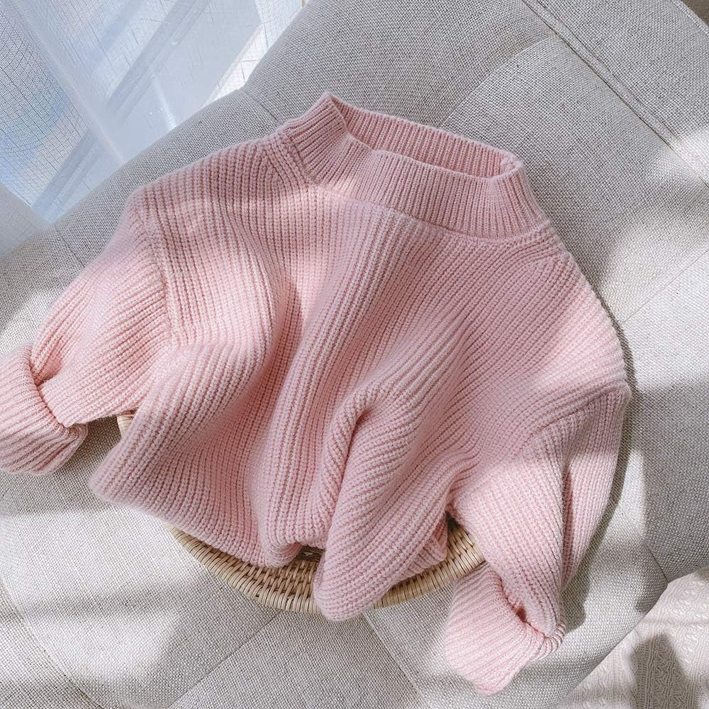 Newborn Toddler Baby Girls Boys Sweater, Pullover Warm Sweatshirt Crewneck Long Sleeve